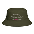 Homebody At my house i have snacks and reality shows — Funny Embroidered Casual Sun Hat