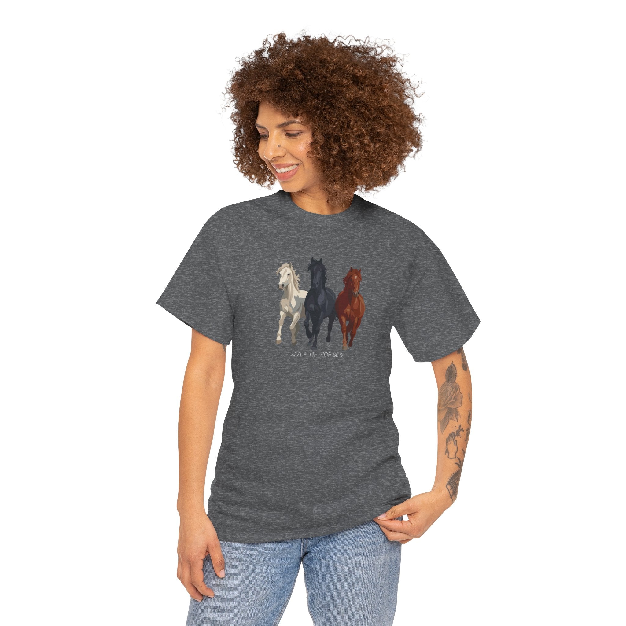 T-Shirt — Three Horses 'Love is Love' Pride Graphic Tee