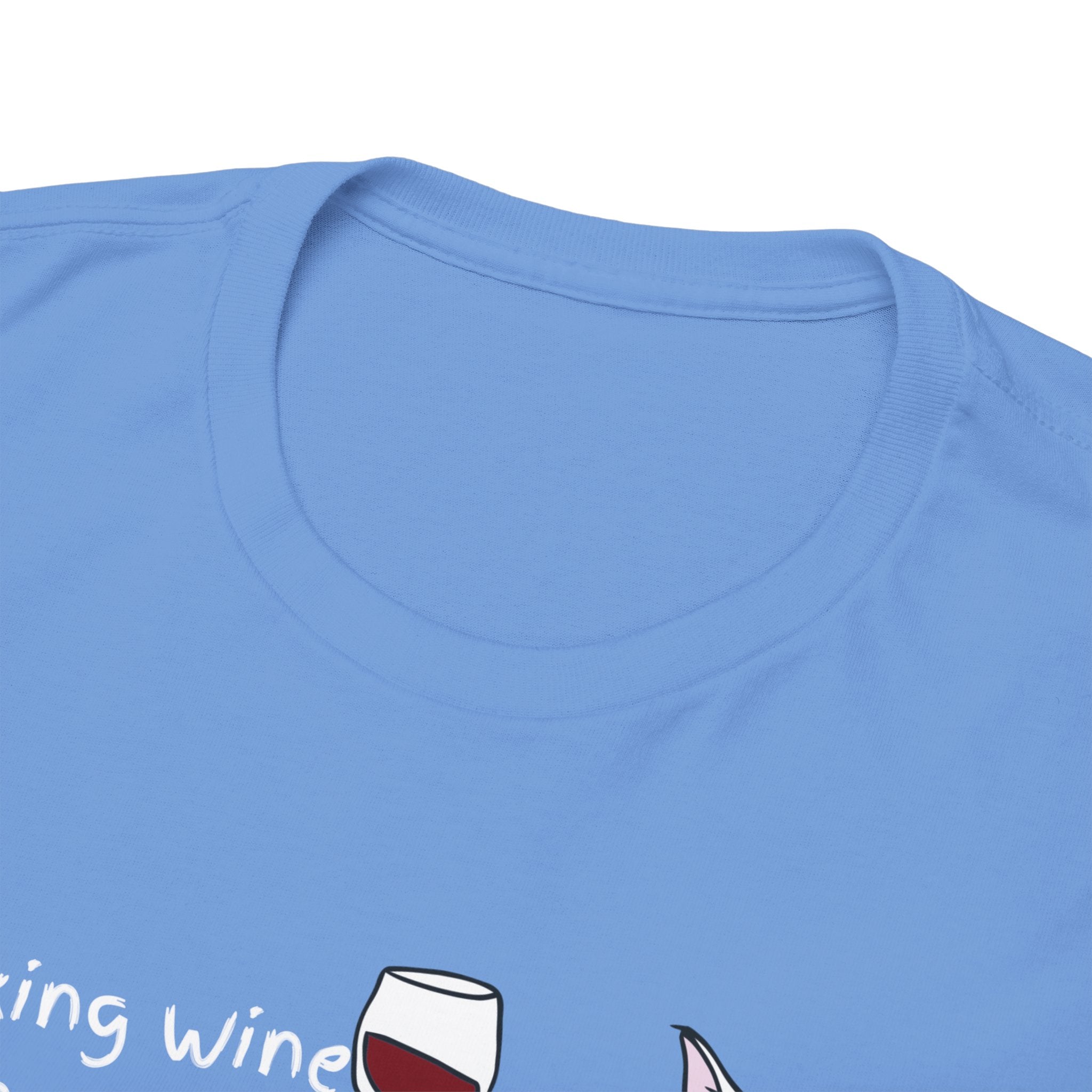 Drinking Wine, Feline Fine Cat Tee