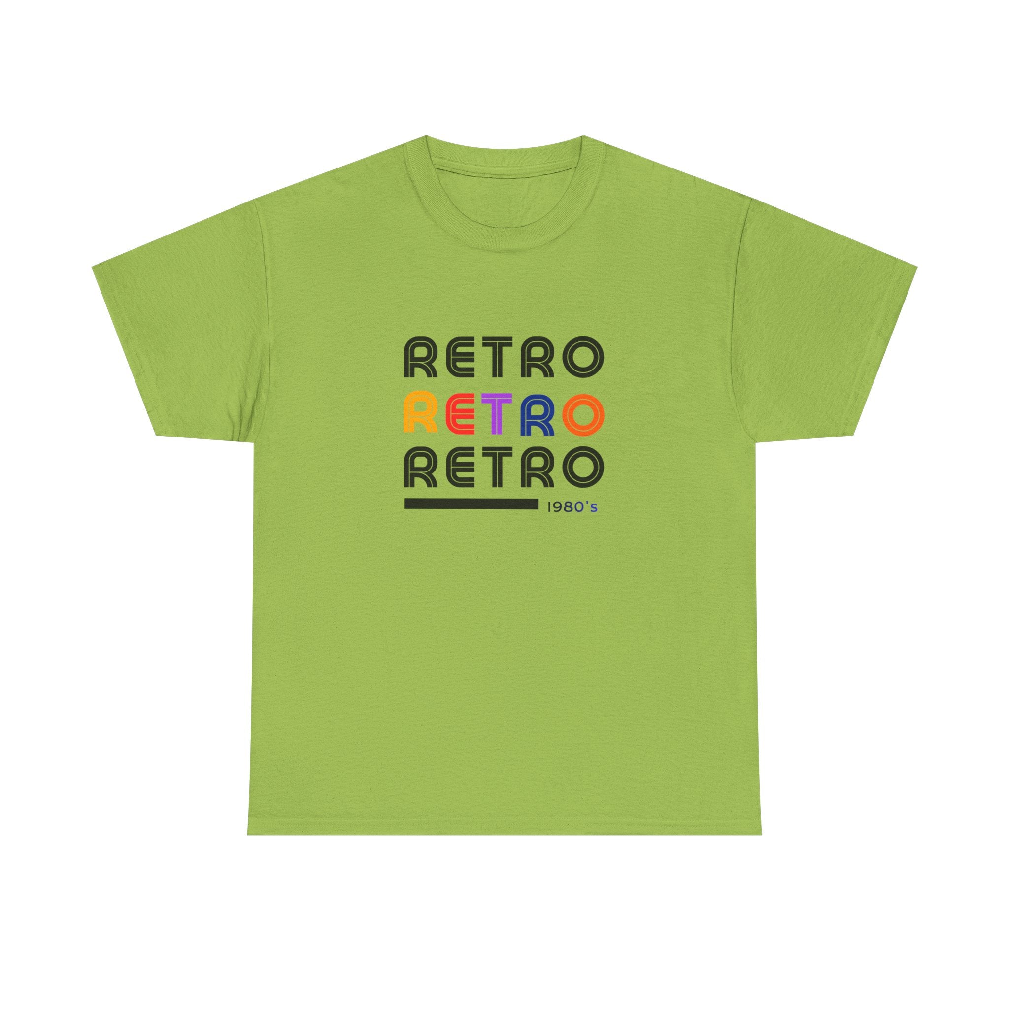 Retro Repeat Tee — Vintage 1980s-Inspired Graphic T-Shirt