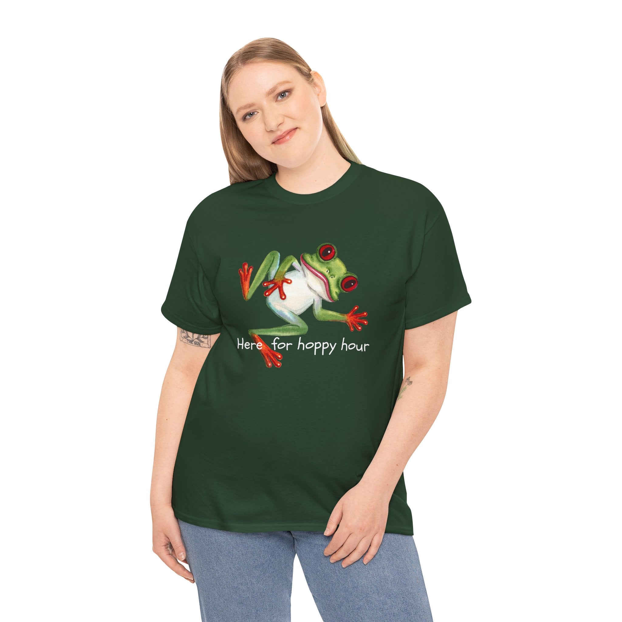 Red-Eyed Tree Frog Graphic Tee — Cute Tropical Frog Shirt for Nature Lovers