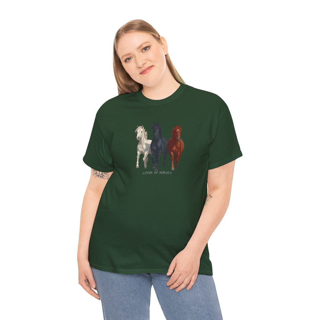 T-Shirt — Three Horses 'Love is Love' Pride Graphic Tee
