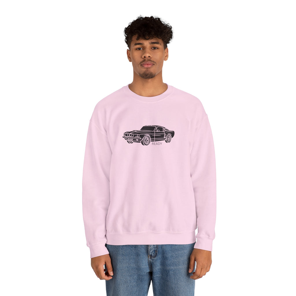 Classic Mustang Outline Crewneck Sweatshirt