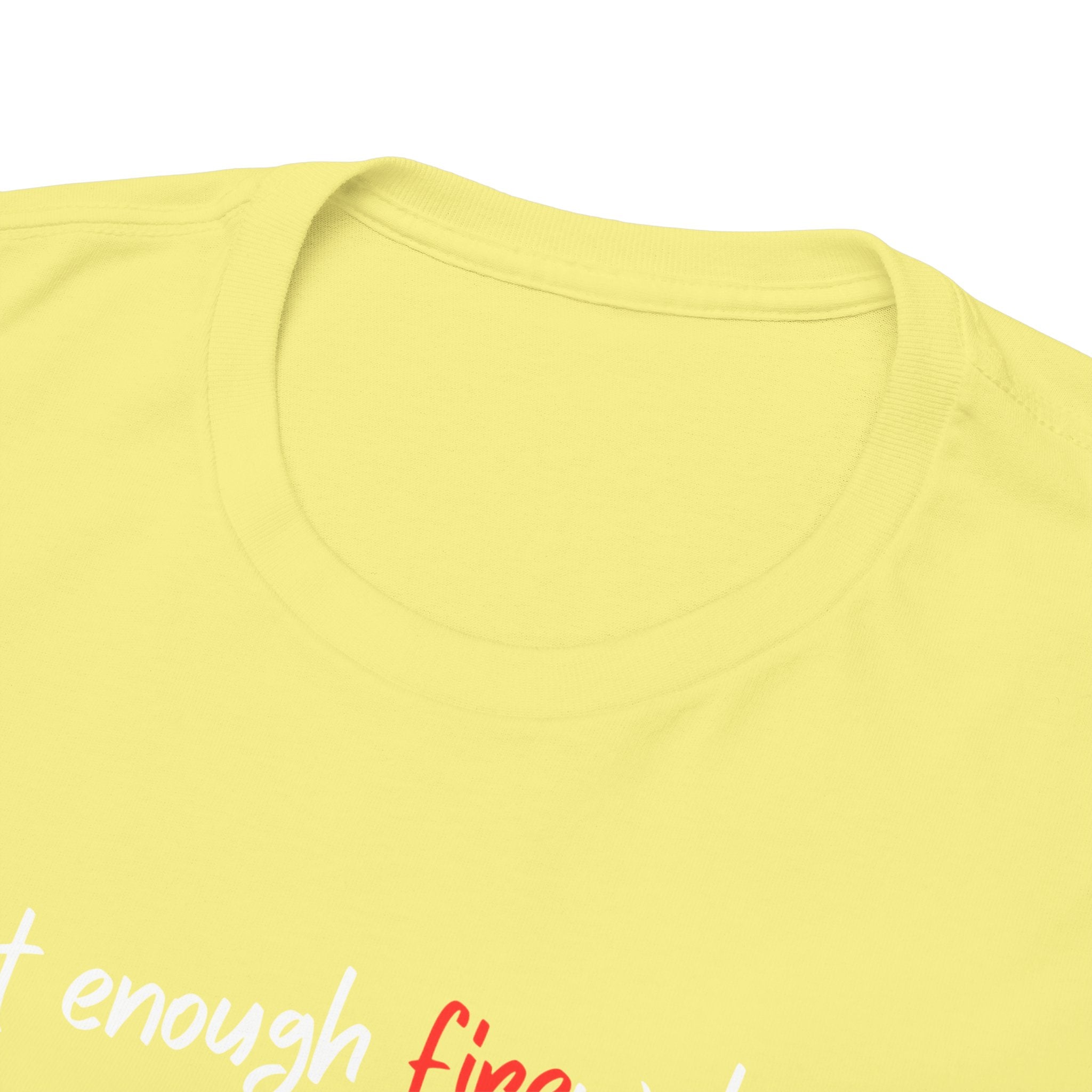 T-Shirt — Minimal 'fine' Chest Embroidered Graphic Tee