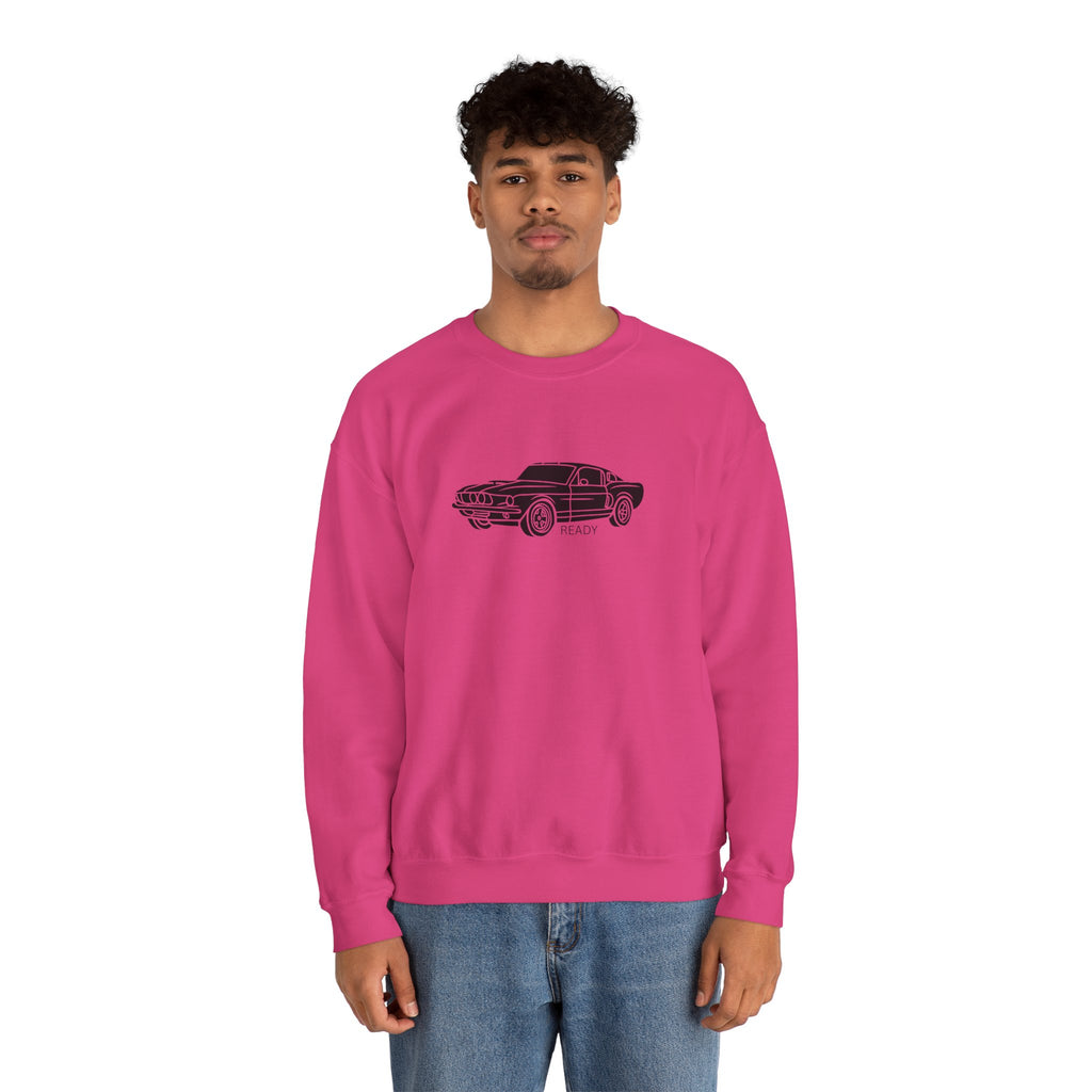 Classic Mustang Outline Crewneck Sweatshirt
