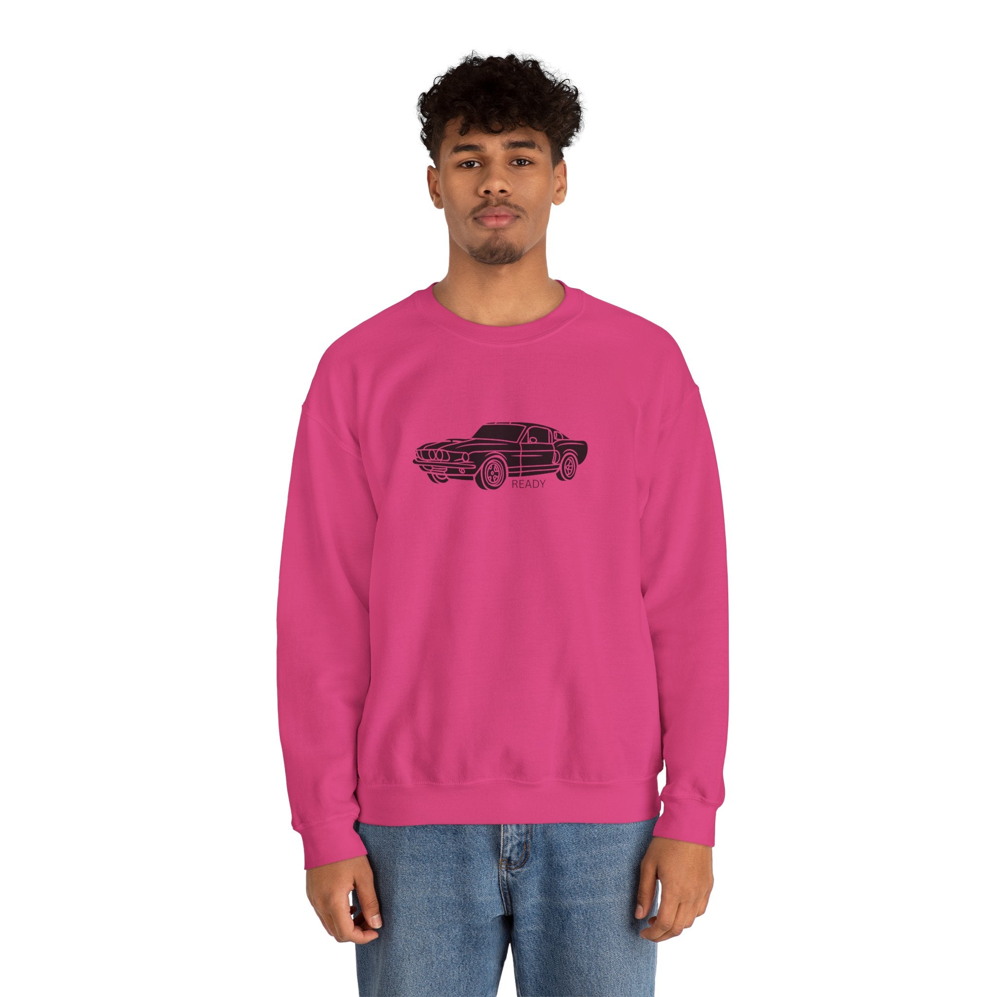 Classic Mustang Outline Crewneck Sweatshirt