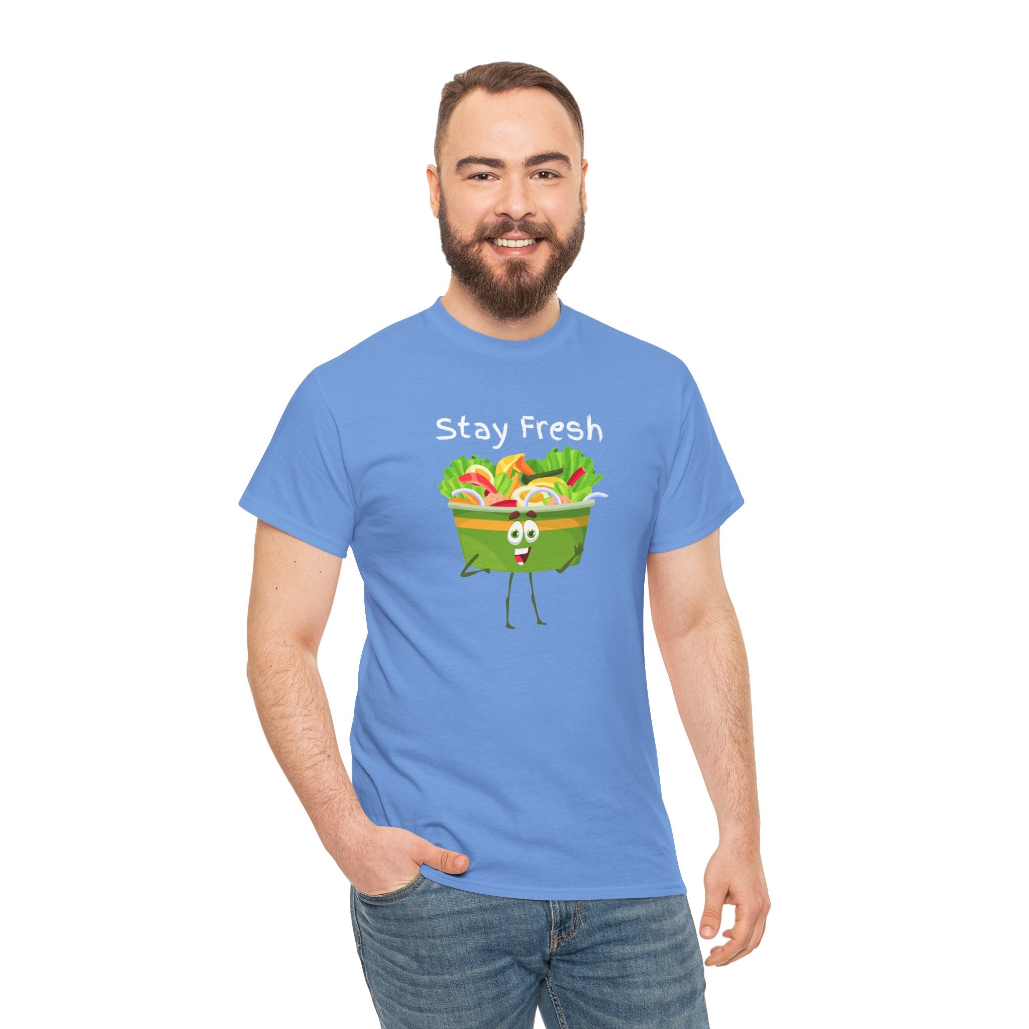 Stay Fresh Salad Tee – Cute Veggie Graphic T-Shirt