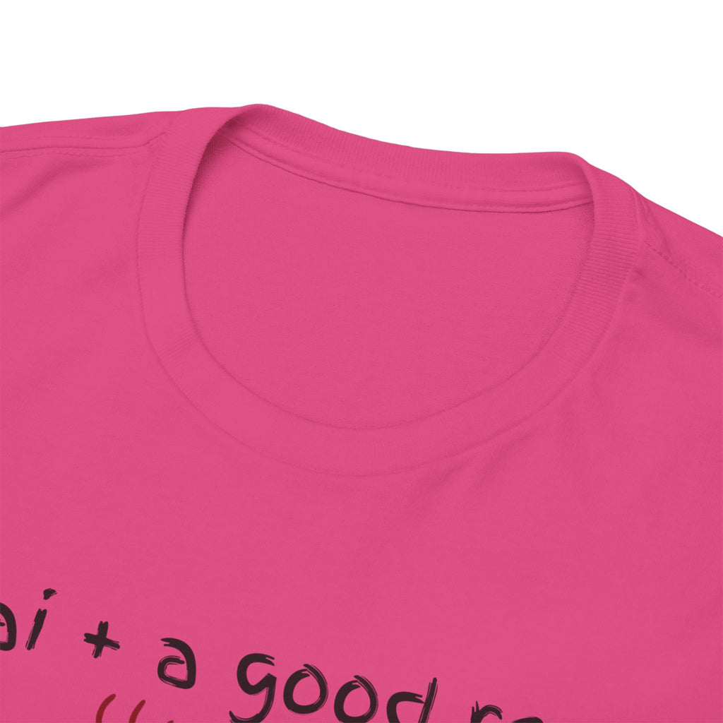 Chai + A Good Read T-Shirt — Tea & Books Graphic Tee for Book Lovers