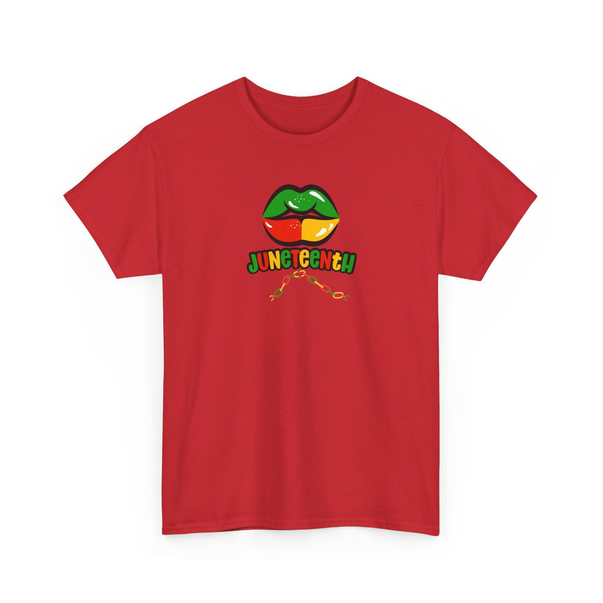 Juneteenth Lips Graphic Tee - Black History Celebration Shirt