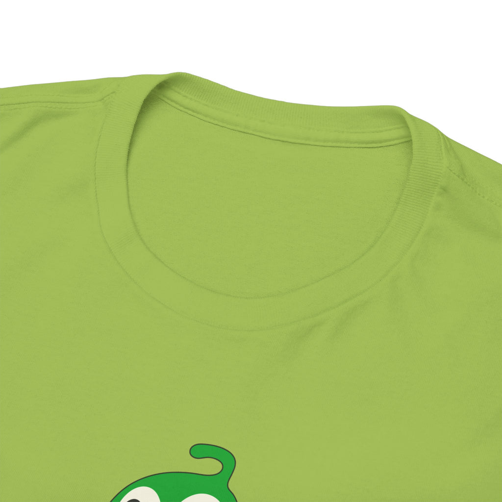 Screaming Internally Tee — Cute Green Monster Graphic Shirt
