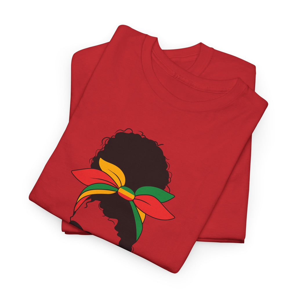 Juneteenth Afro Puff Tee — Juneteenth Celebration T-Shirt