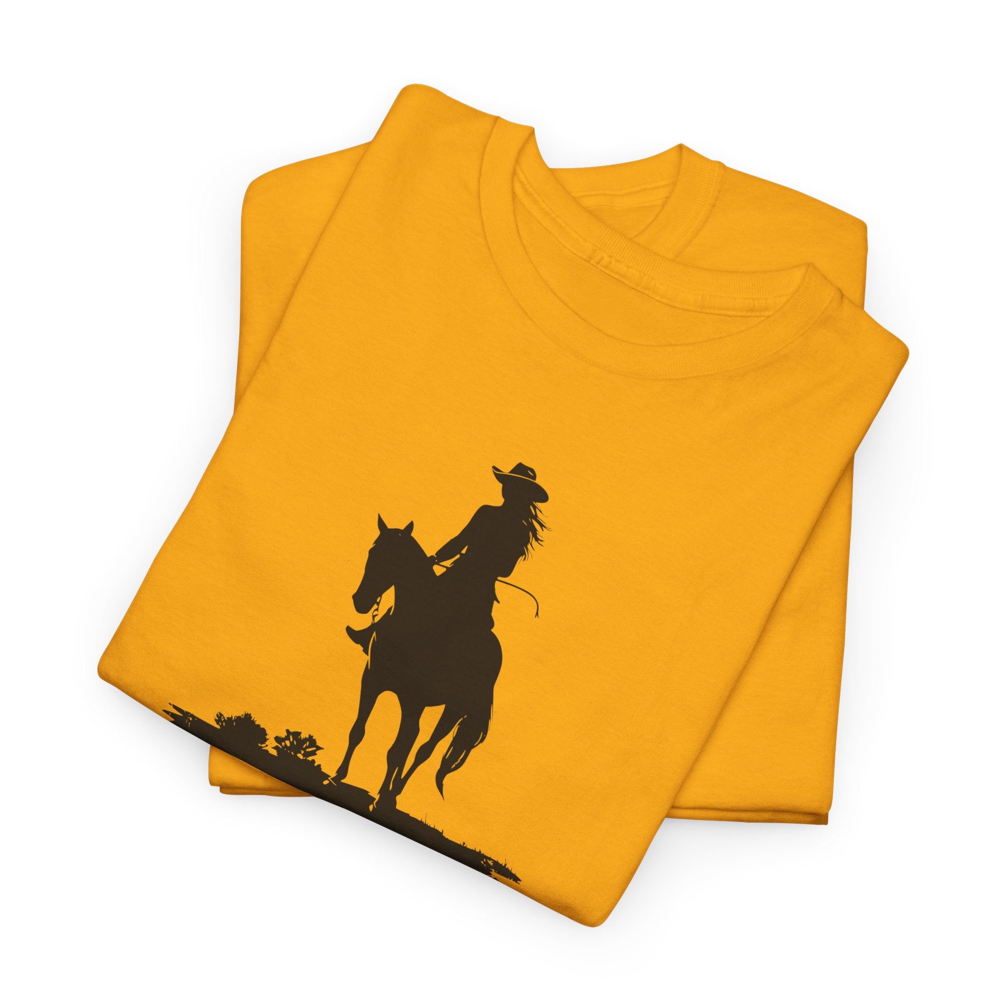 Cowboy Silhouette T‑Shirt — Lone Rider Graphic Tee
