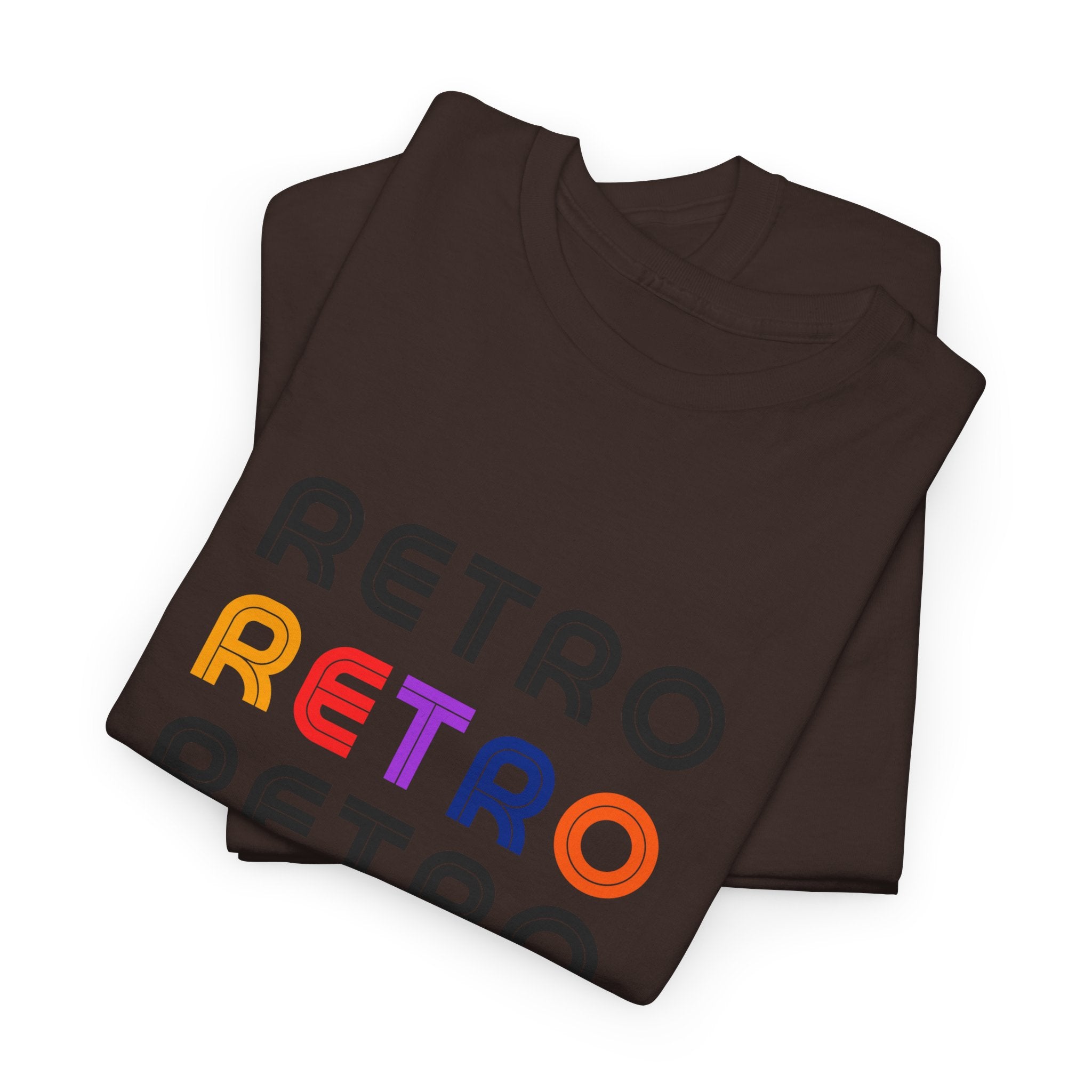 Retro Repeat Tee — Vintage 1980s-Inspired Graphic T-Shirt