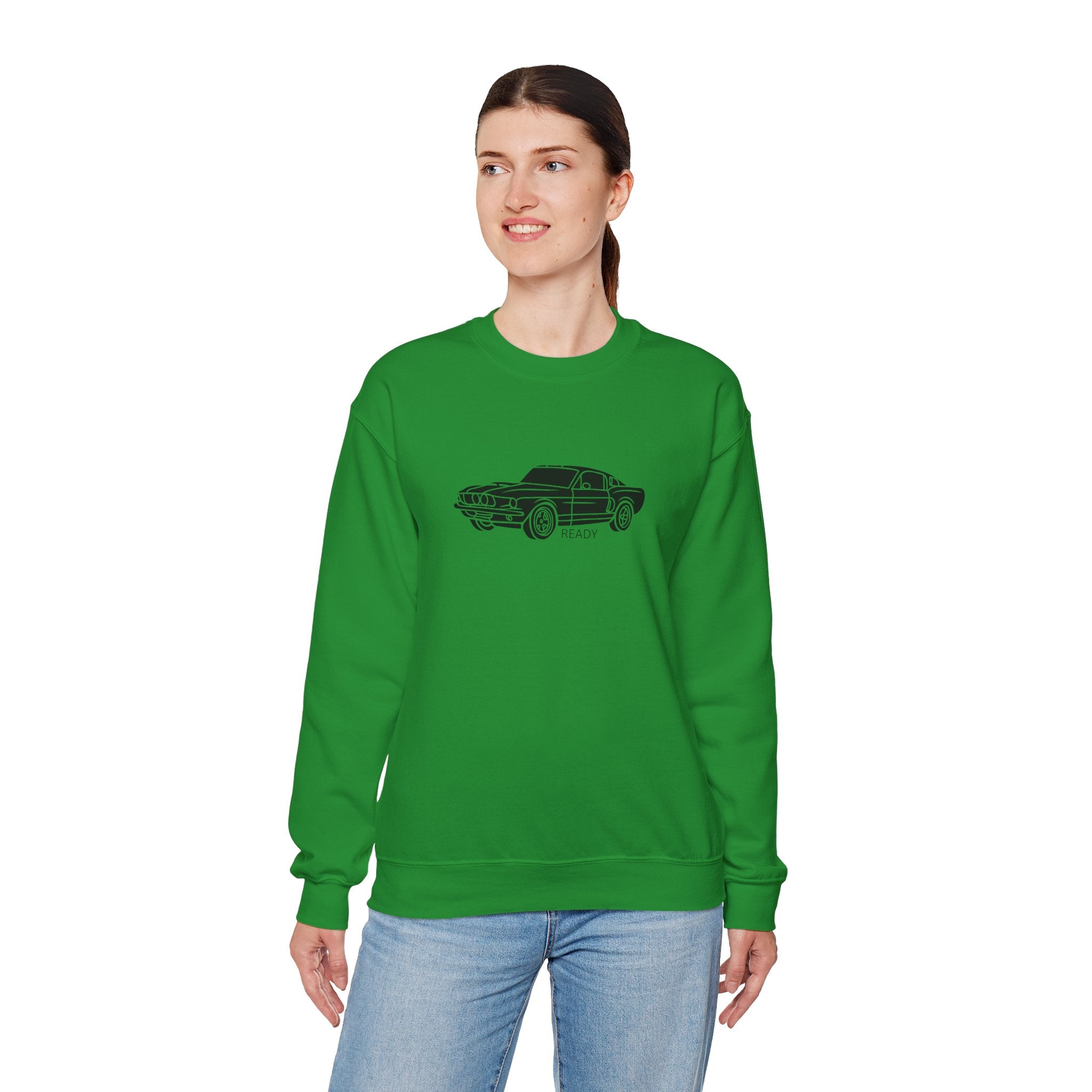 Classic Mustang Outline Crewneck Sweatshirt