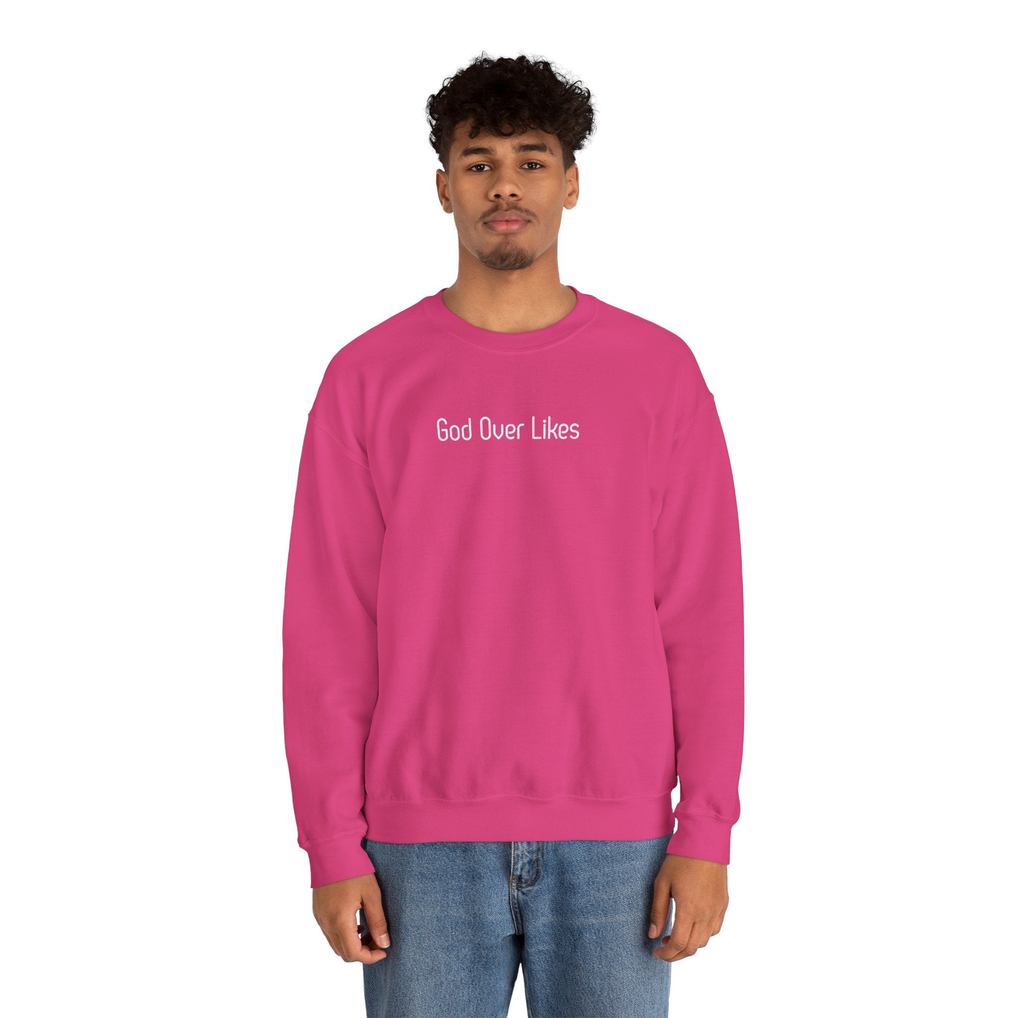 God Over Likes Sweatshirt — Christian Faith Crewneck