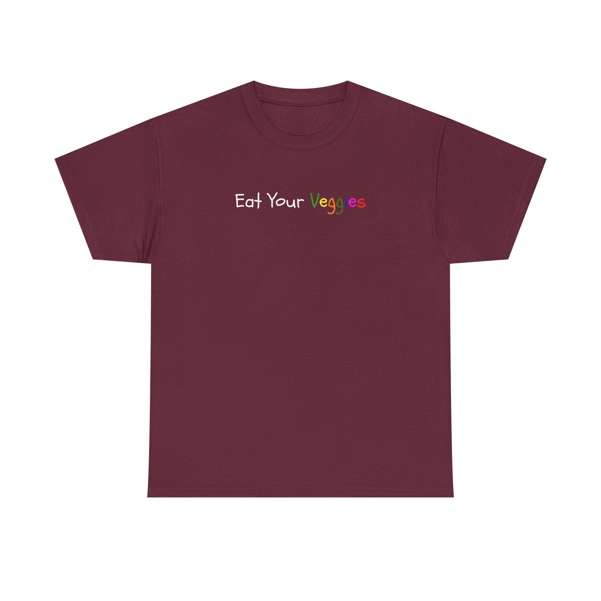 Eat Your Veggies T-Shirt — Colorful Kids & Adult Veggie Reminder Tee