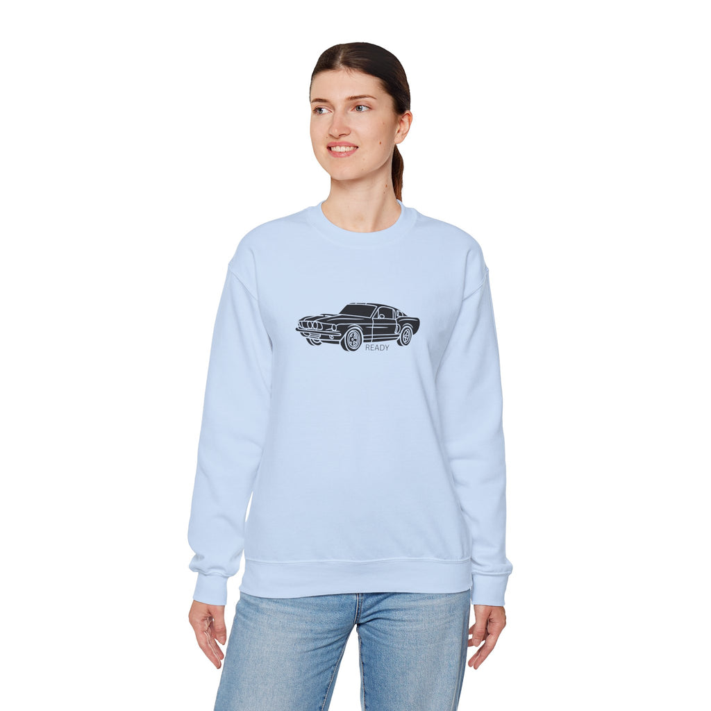 Classic Mustang Outline Crewneck Sweatshirt