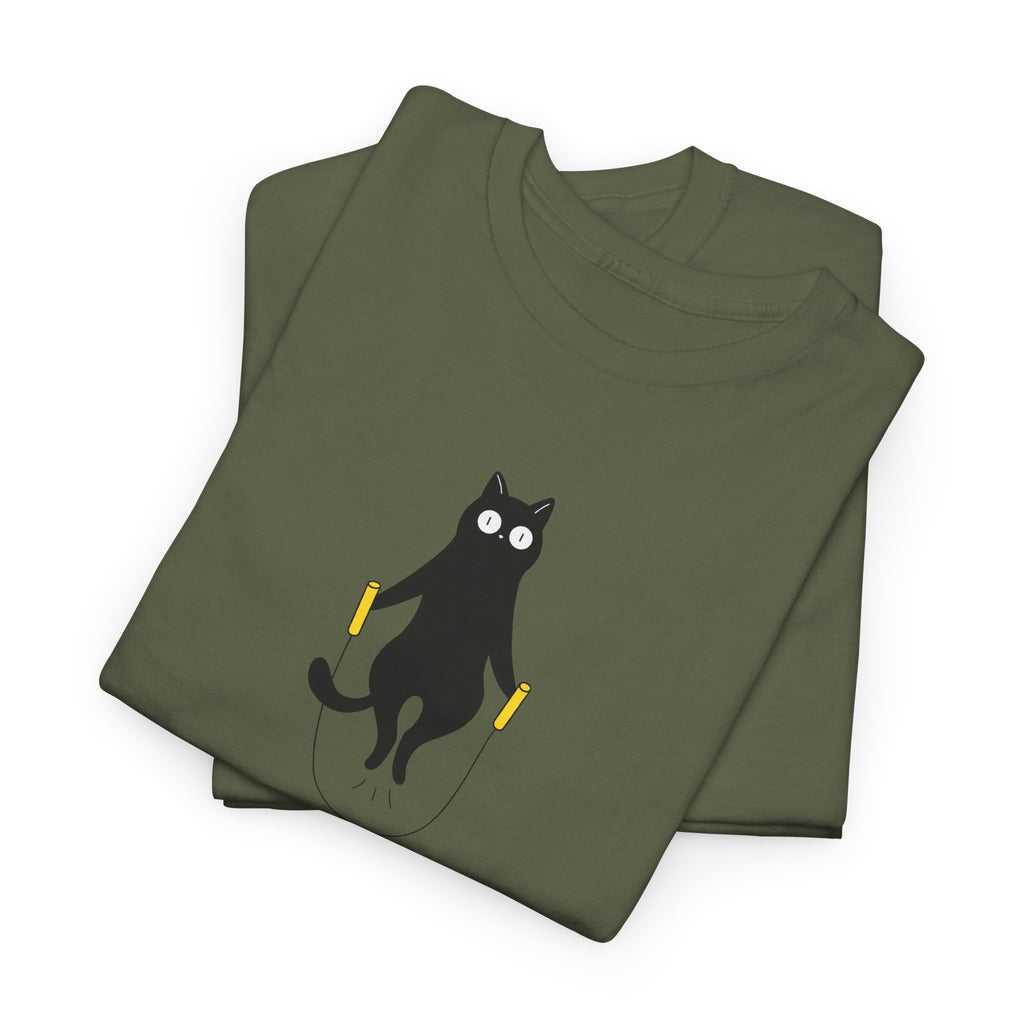 Cat Skipping These Problems Like Tee — Funny Cat Graphic T‑Shirt
