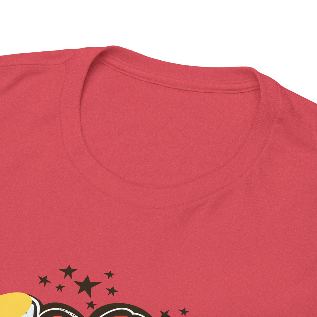 Love Heart Graphic Tee — Retro Doodle "LOVE" Design