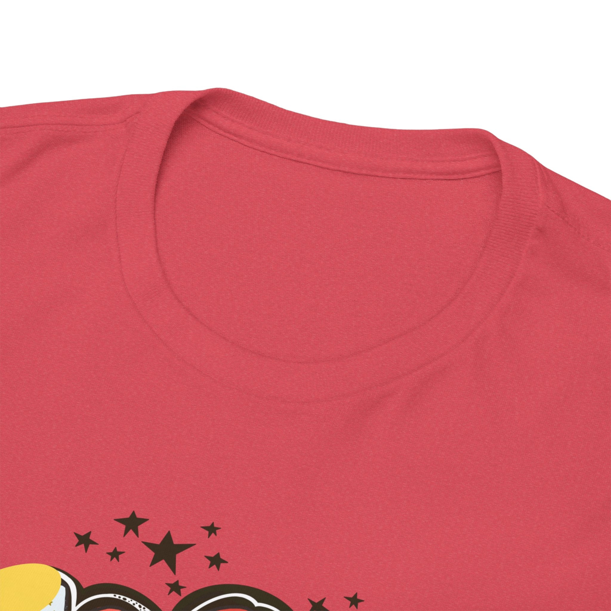 Love Heart Graphic Tee — Retro Doodle "LOVE" Design