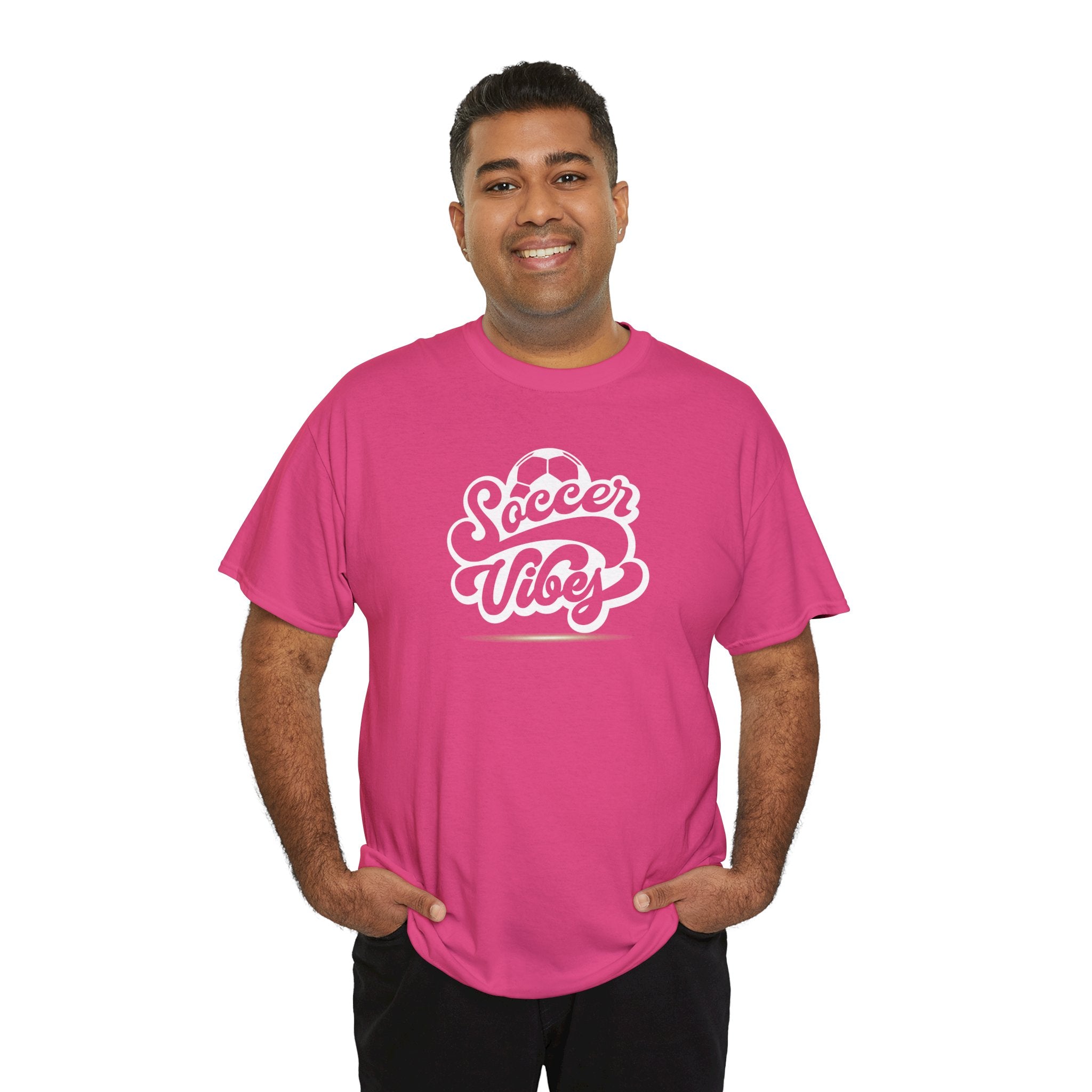 Soccer Vibes T-Shirt — Retro Script Soccer Tee