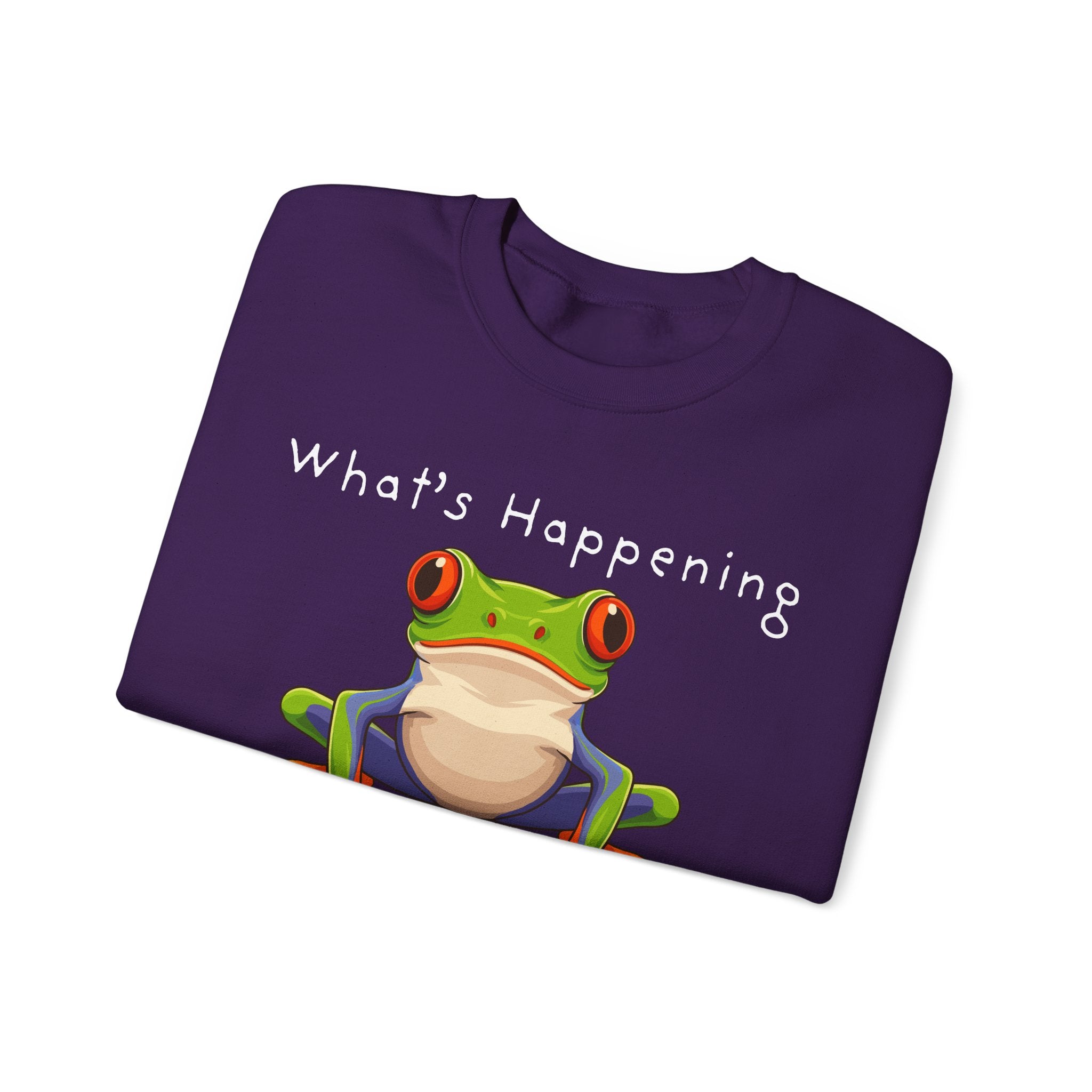What's Happening Frog Crewneck Sweatshirt