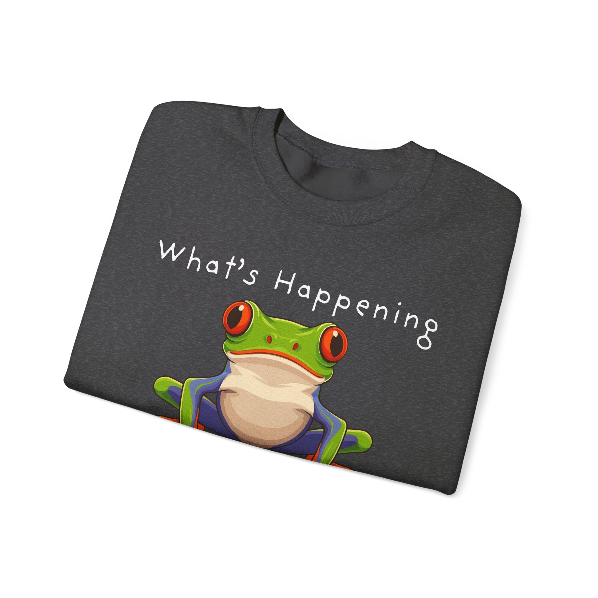 What's Happening Frog Crewneck Sweatshirt