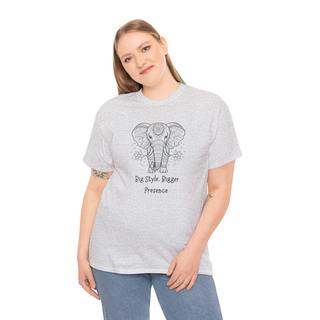 Elephant Head Tee — "Big Style. Bigger Presence" Graphic T-Shirt