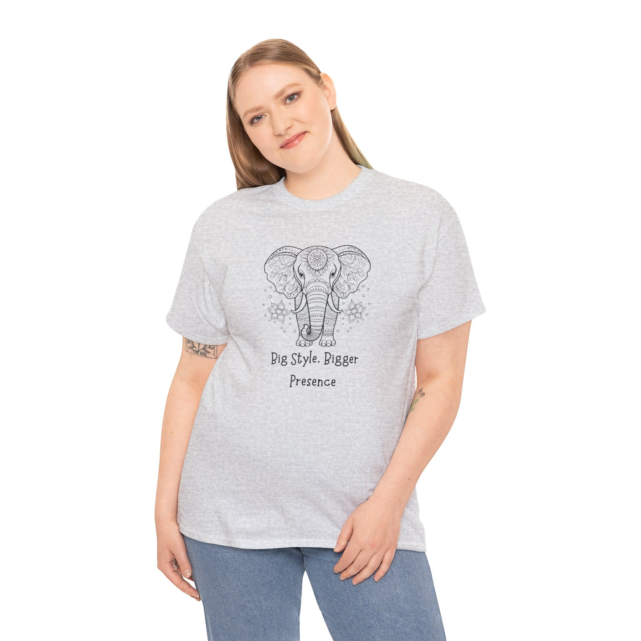 Elephant Head Tee — "Big Style. Bigger Presence" Graphic T-Shirt