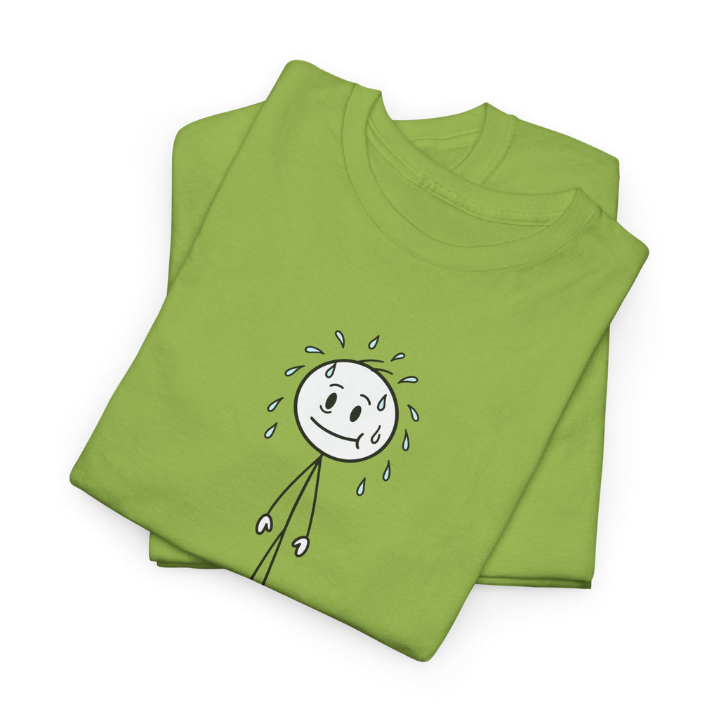 Me Socializing T-Shirt — Funny Introvert Stick Figure Tee