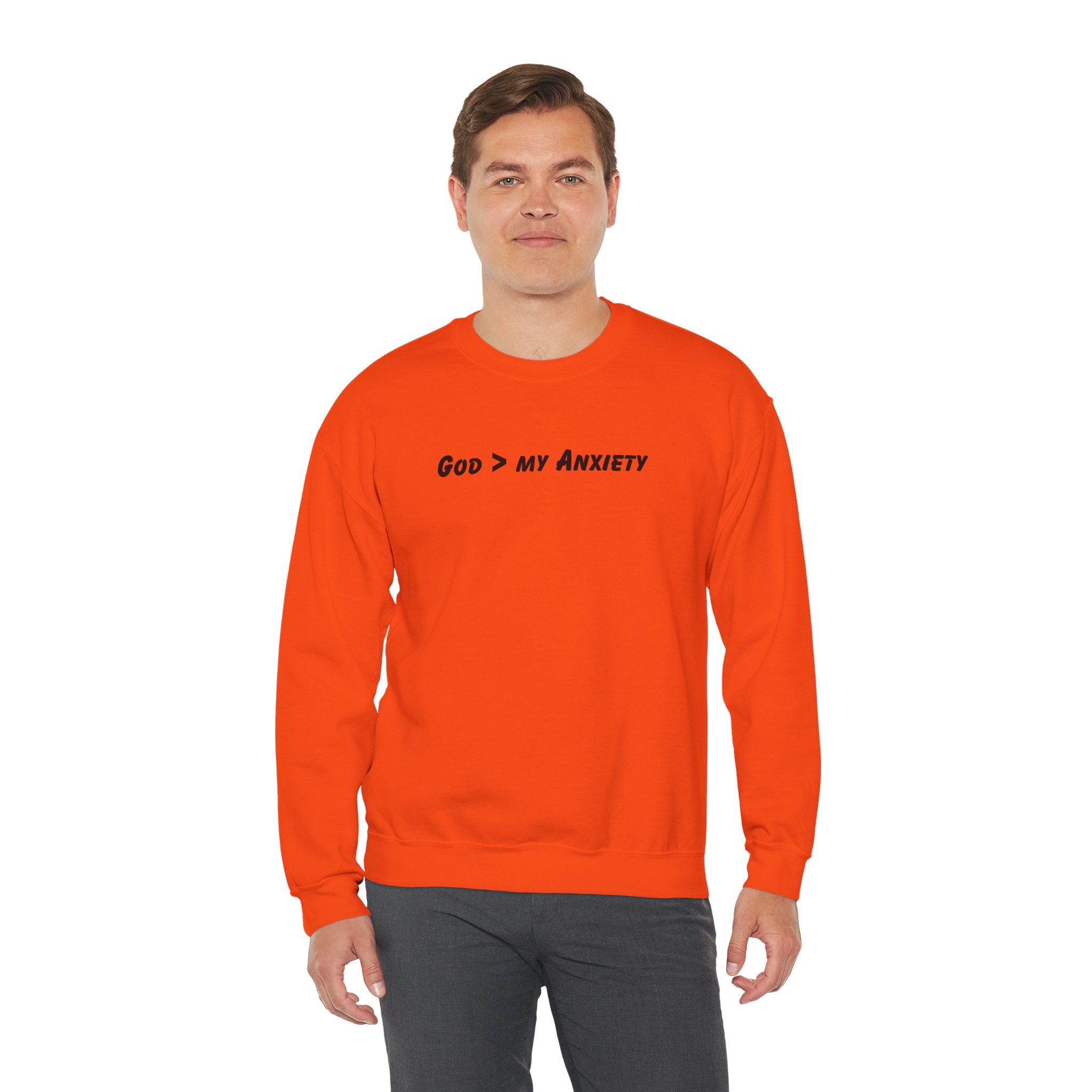 God > My Anxiety Crewneck Sweatshirt