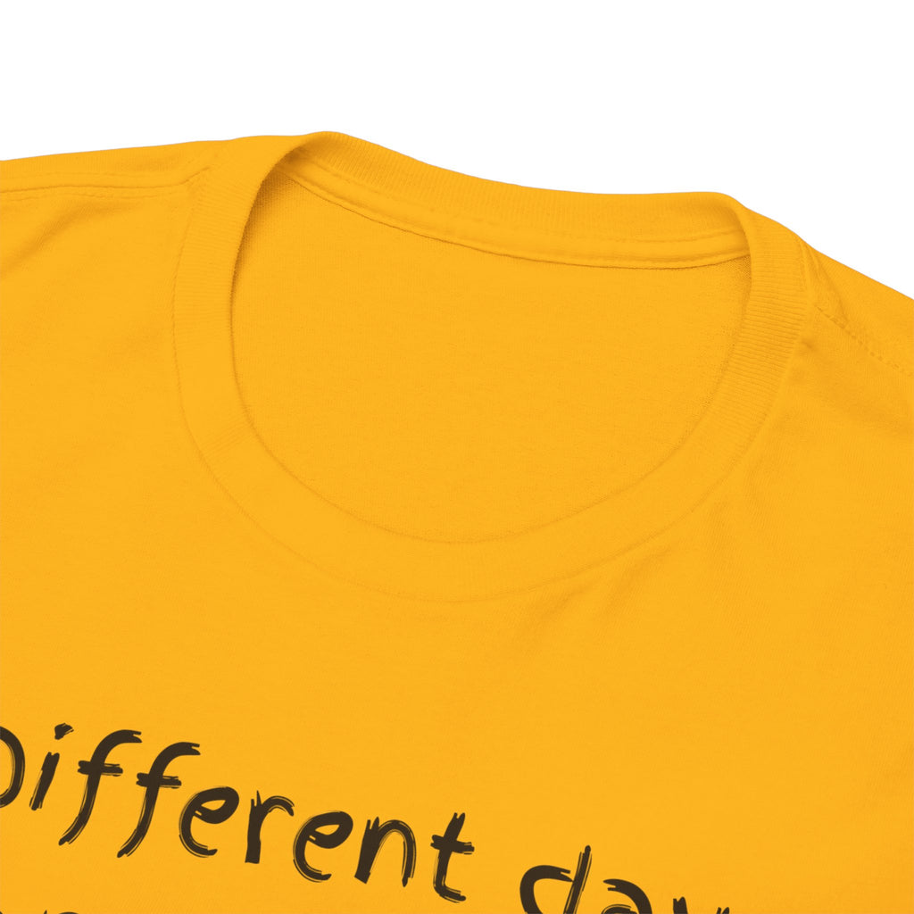 Anxiety Cartoon Tee — "Different day same ANXIETY" Mental Health Graphic T-Shirt