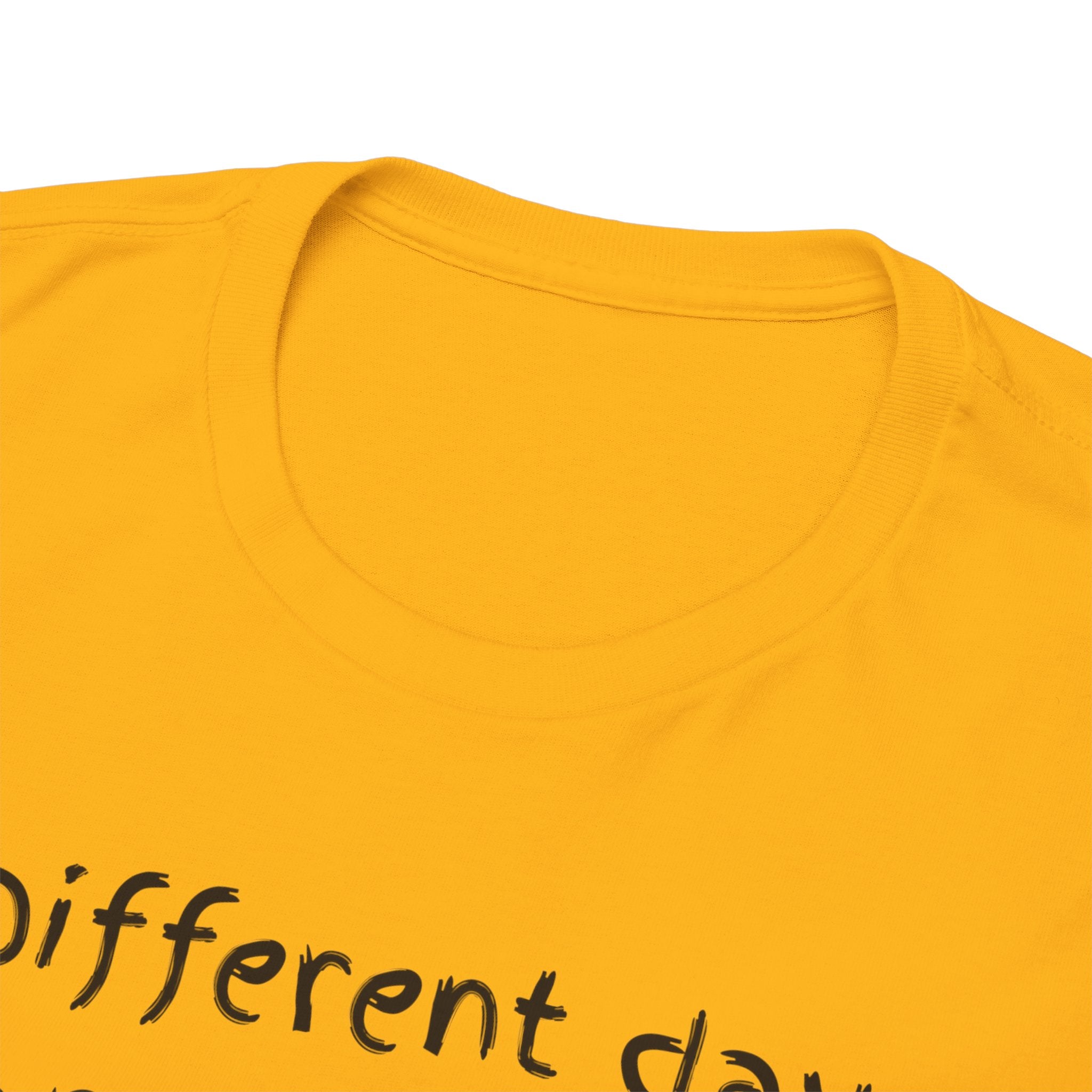 Anxiety Cartoon Tee — "Different day same ANXIETY" Mental Health Graphic T-Shirt