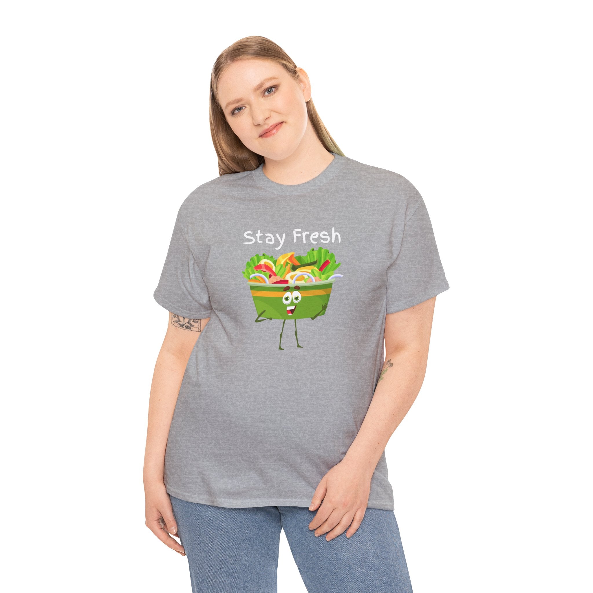 Stay Fresh Salad Tee – Cute Veggie Graphic T-Shirt