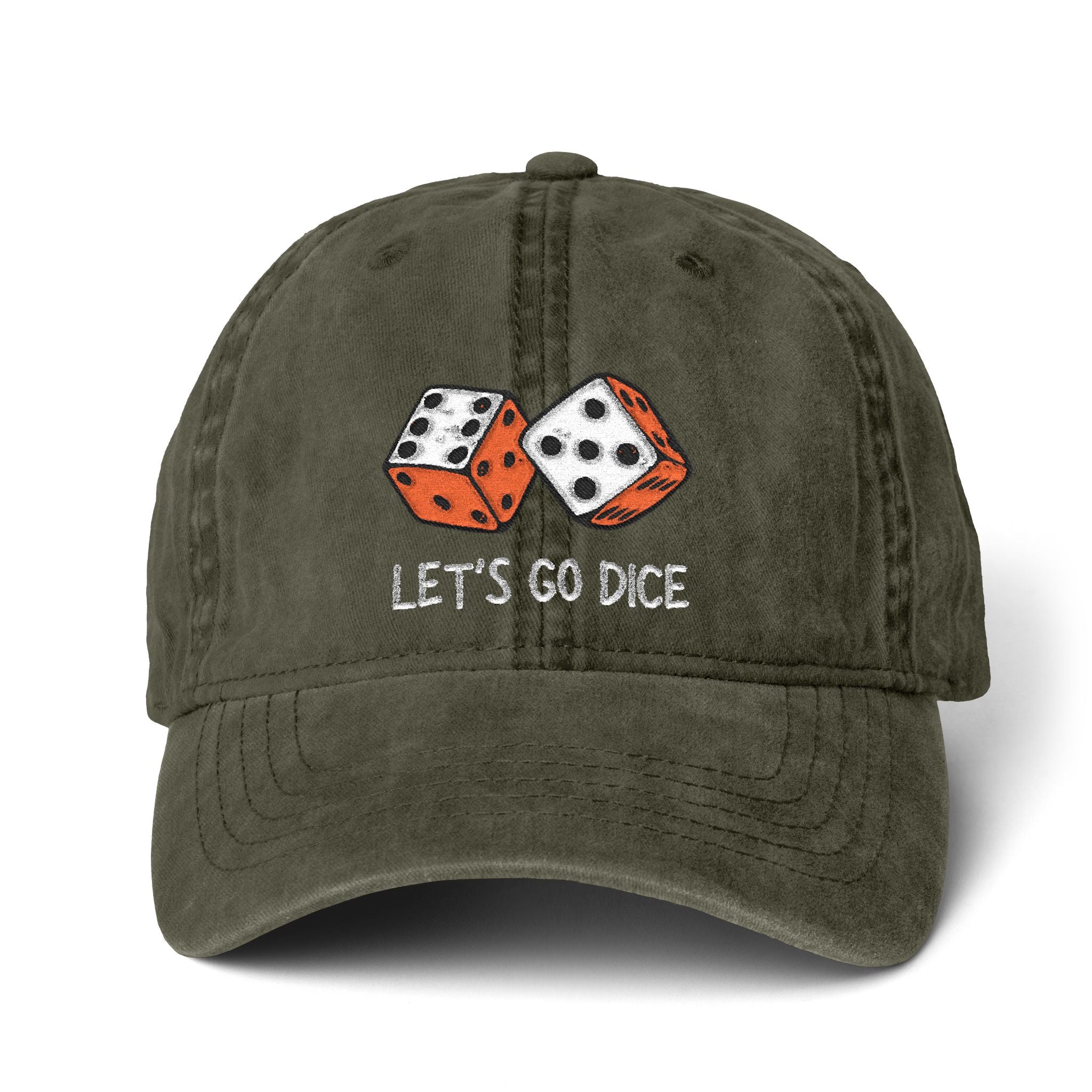 Women's Pigment-Dyed Cap with Fashion Undervisor (Embroidery)