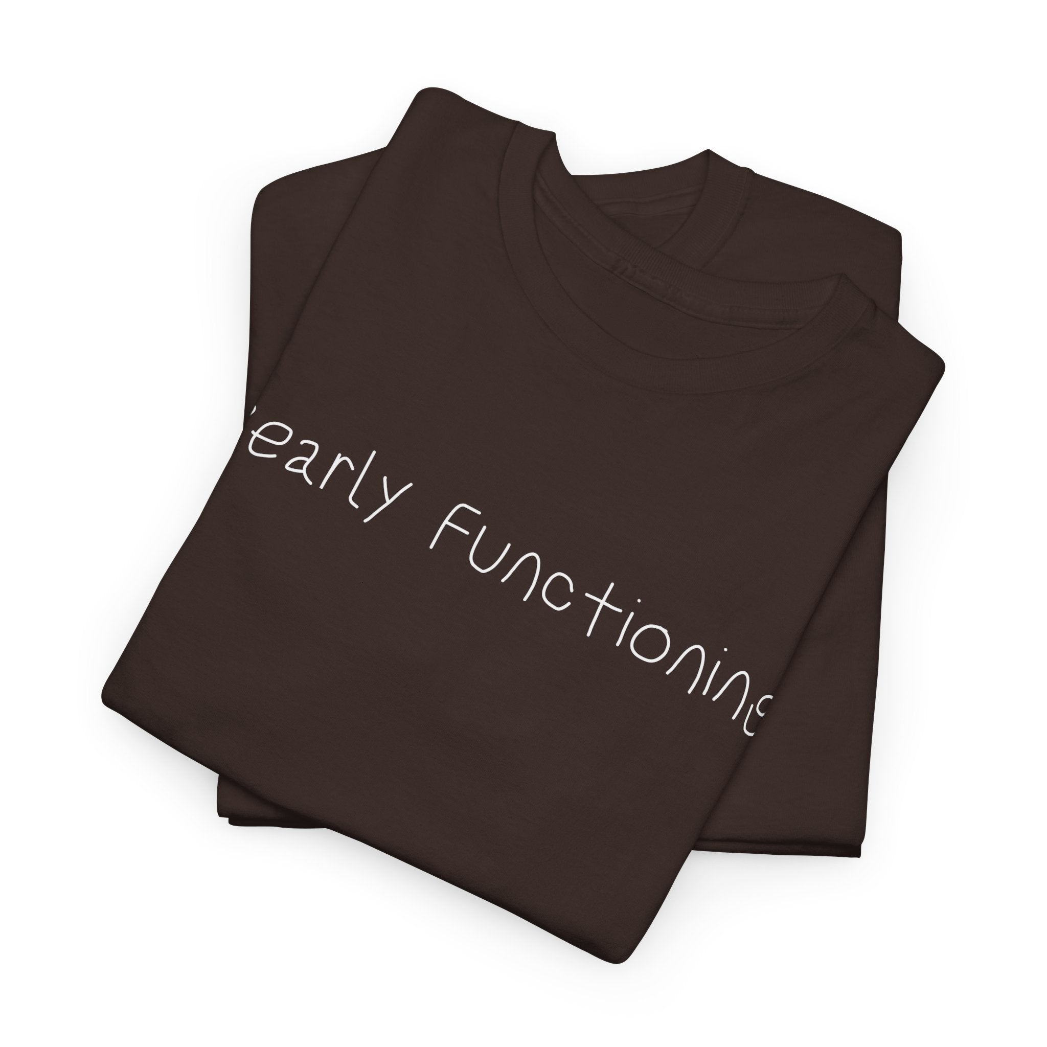 Bearly Functioning T-Shirt — Funny Relatable Graphic Tee for Introverts & Busy People