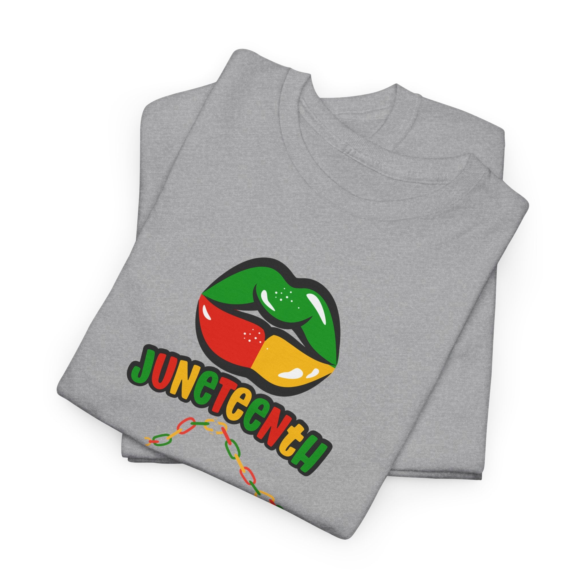 Juneteenth Lips Graphic Tee - Black History Celebration Shirt