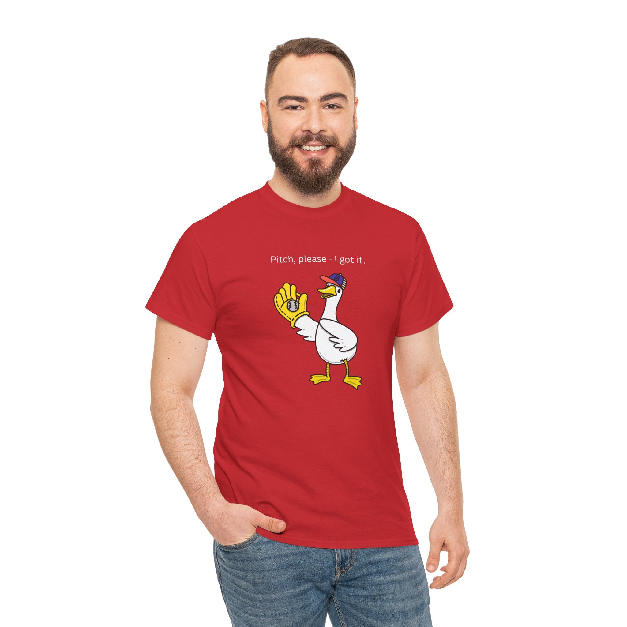 I Got It Baseball Duck T‑Shirt — Funny Catcher Graphic Tee