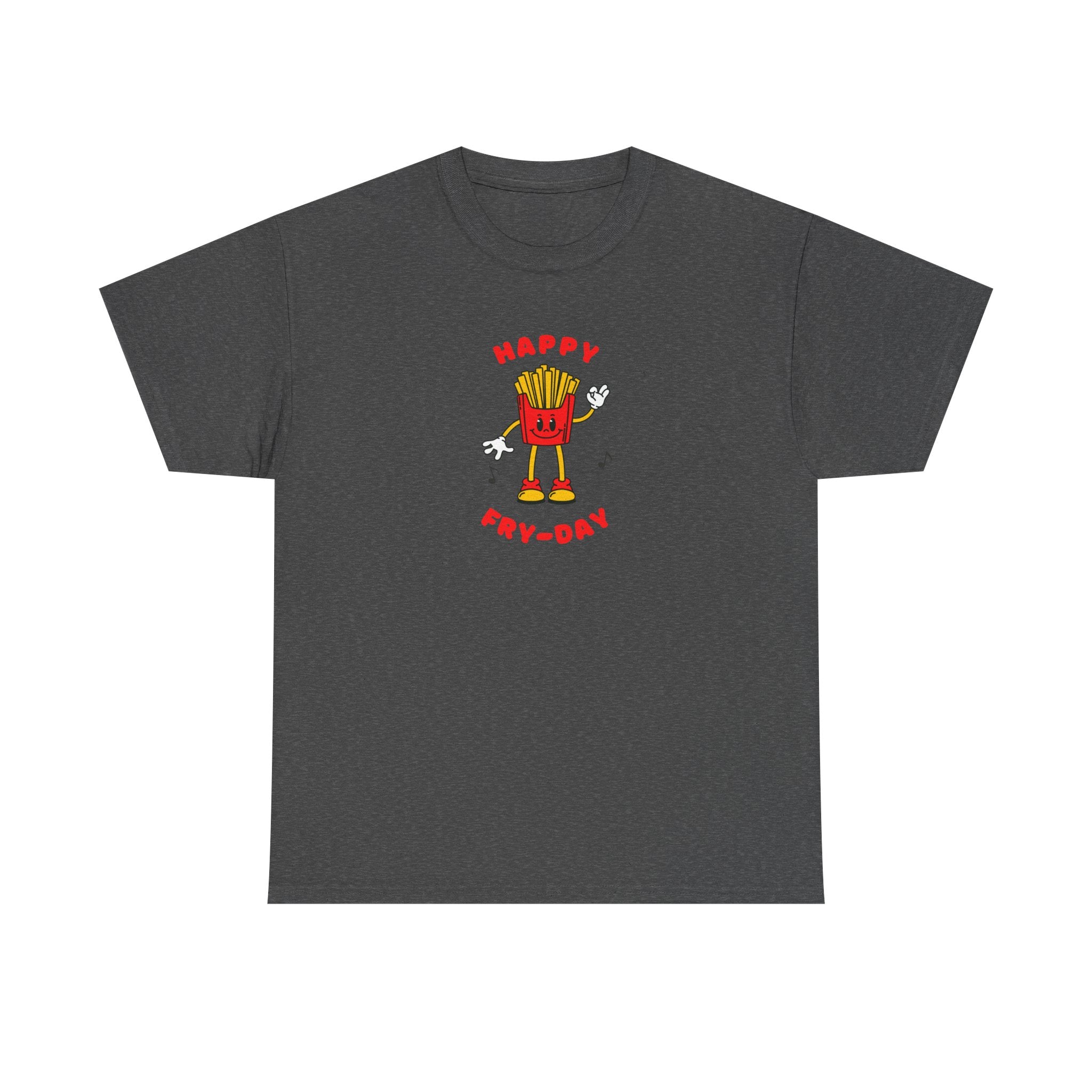 Happy Fry-Day T-Shirt — Cute Dancing Fries Graphic Tee