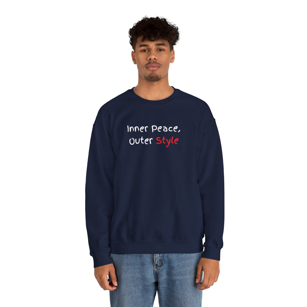 Crewneck Sweatshirt "Style" Minimalist Pink Script – Casual Everyday Fashion