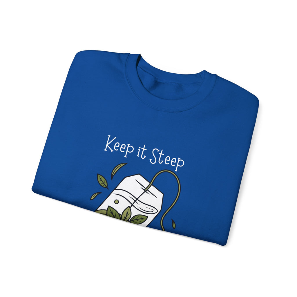 Crewneck Sweatshirt — Herbal Tea Bag Illustration | Cozy Botanical Gift