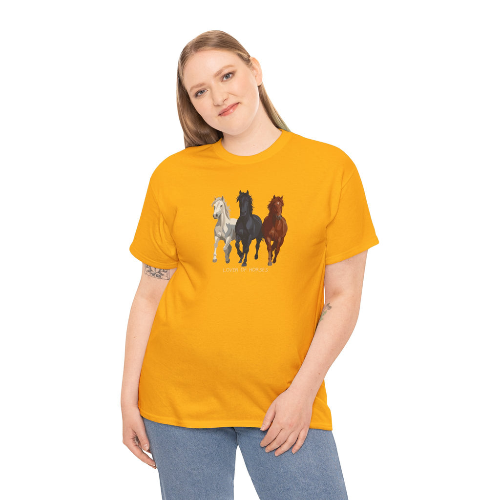 T-Shirt — Three Horses 'Love is Love' Pride Graphic Tee