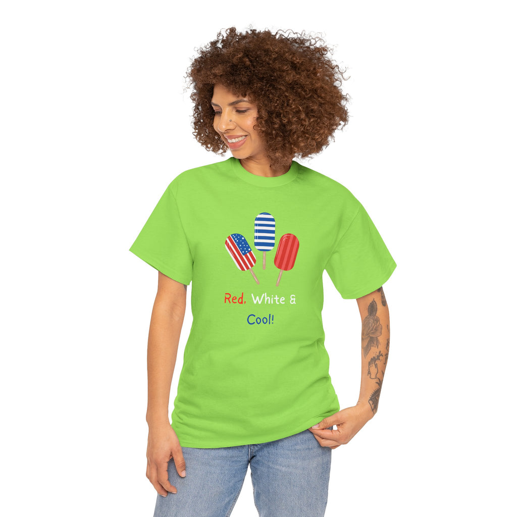 Patriotic Popsicle Tee – "Red, White & Cool" 4th of July T-Shirt