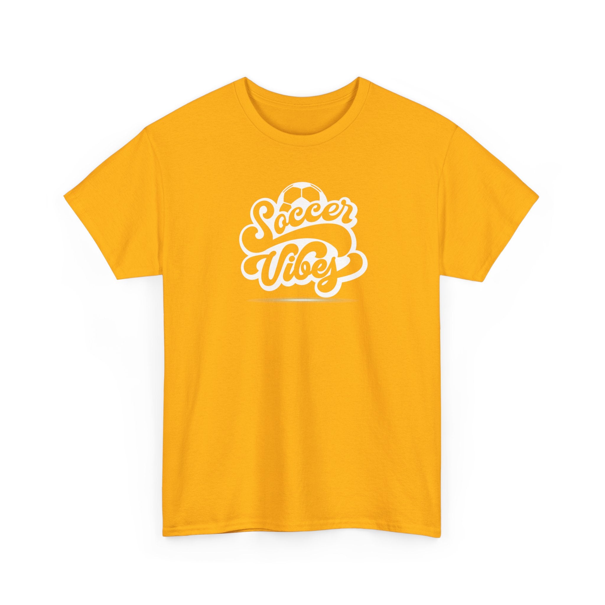 Soccer Vibes T-Shirt — Retro Script Soccer Tee