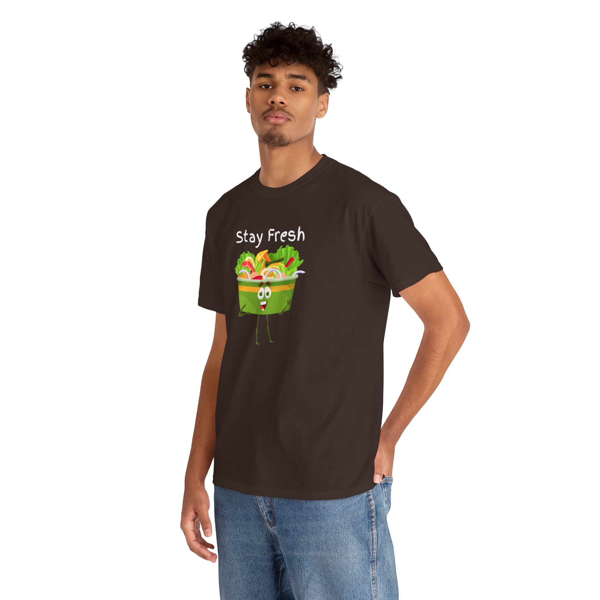 Stay Fresh Salad Tee – Cute Veggie Graphic T-Shirt