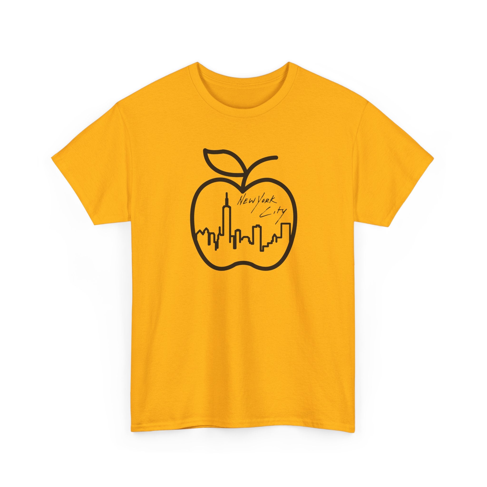 NYC Apple Skyline T‑Shirt — New York City Skyline Graphic Tee