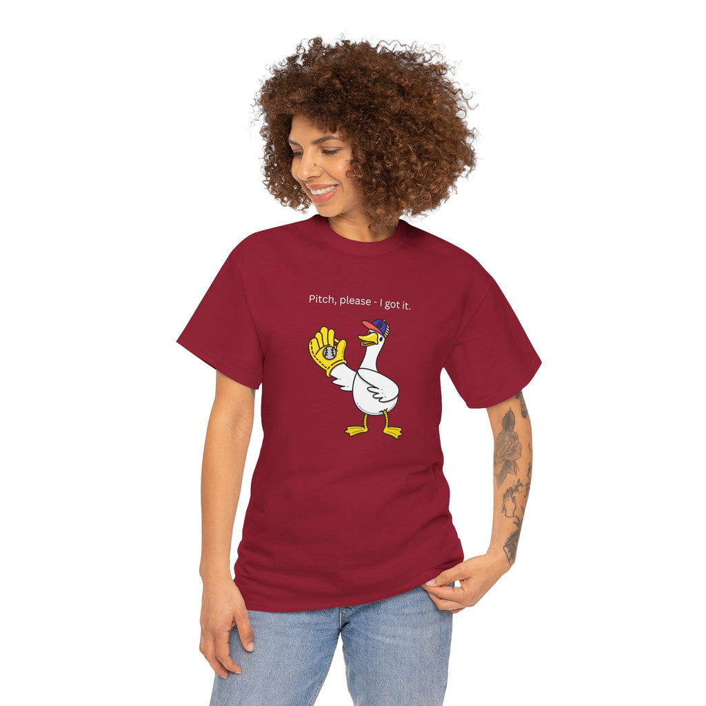 I Got It Baseball Duck T‑Shirt — Funny Catcher Graphic Tee