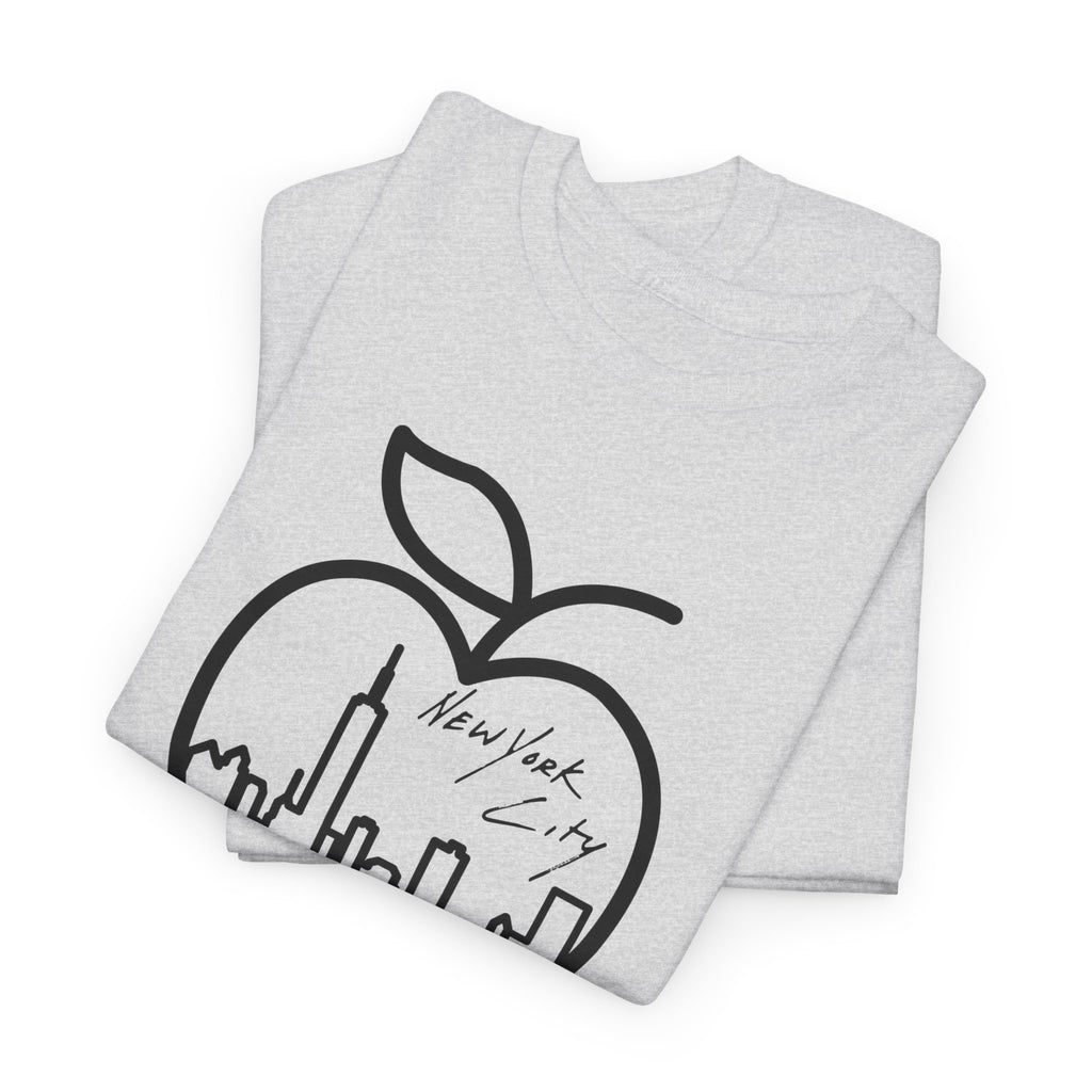 NYC Apple Skyline T‑Shirt — New York City Skyline Graphic Tee