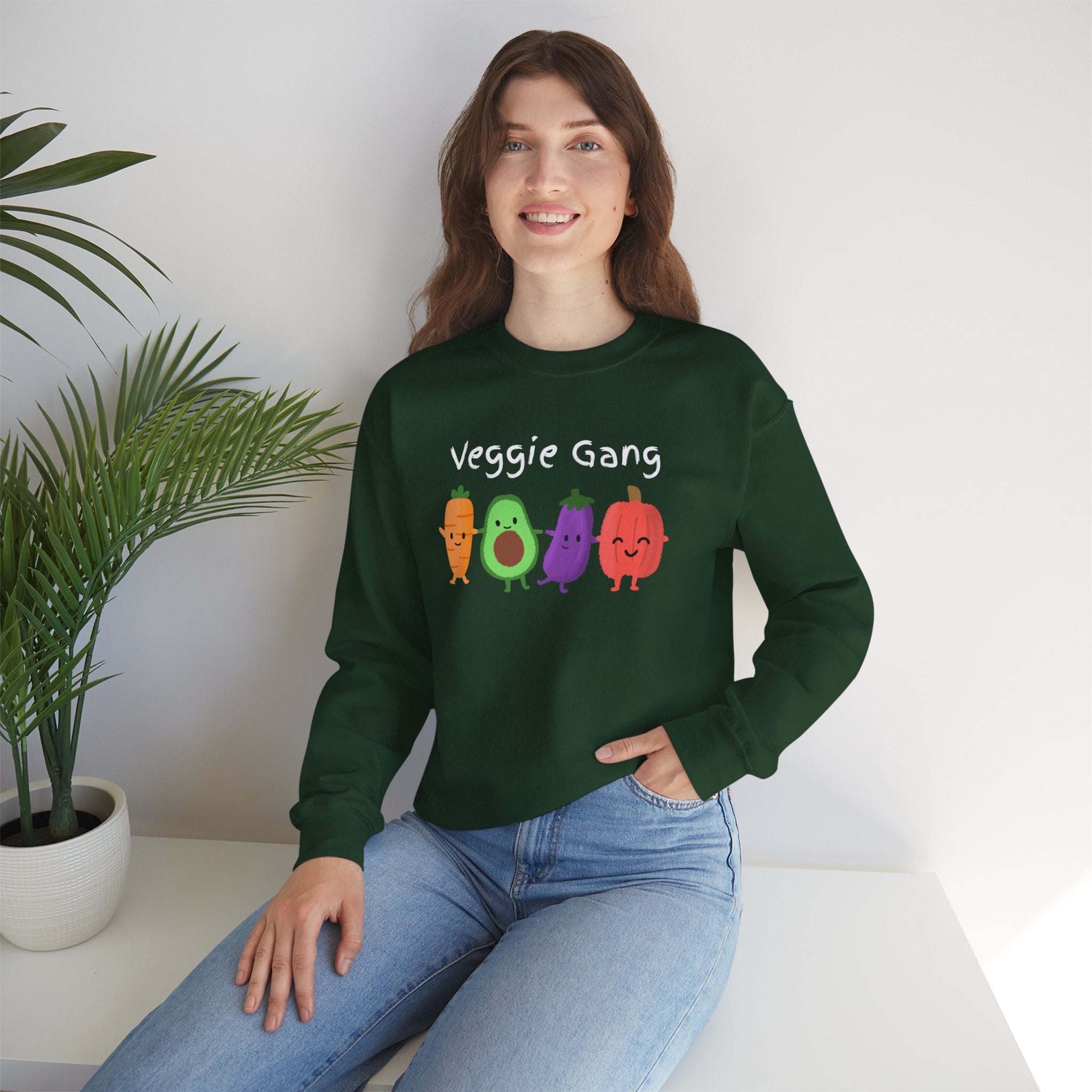 Anxiety Crewneck Sweatshirt — "Different Day Same Anxiety" Cute Cartoon Comfort Pullover