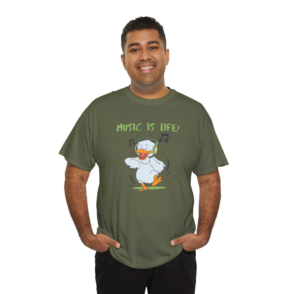 Music Is Life Duck T‑Shirt